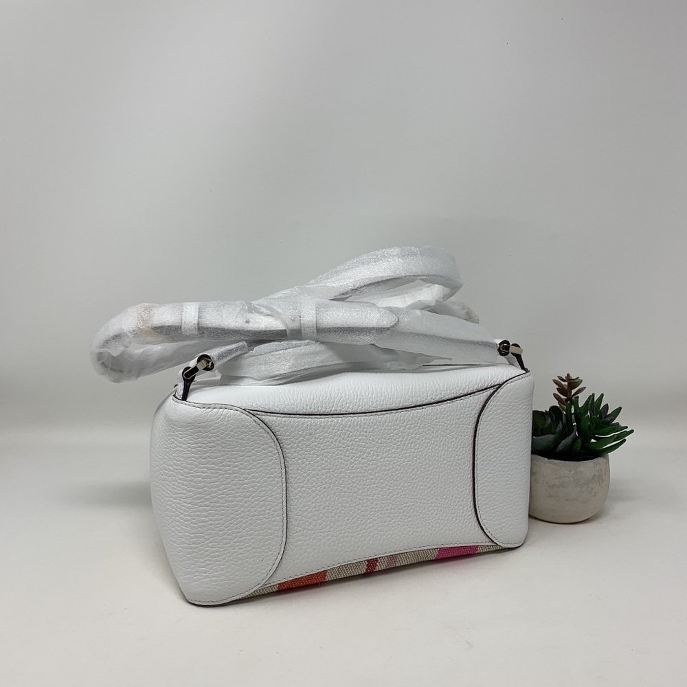 Kate Spade Leila Stripe Canvas MD Flap Backpack - Picture 6 of 10